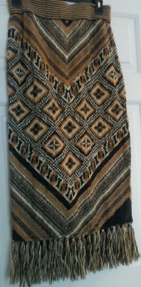 Free people fringe maxi skirt